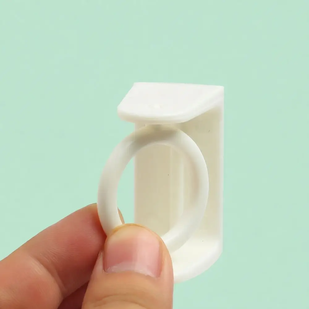 360 Rotating Rod Bracket Adhesive Towel Bar Hook Drill Free Curtain Pole Support Wall Mount Bathroom Storage Gadget