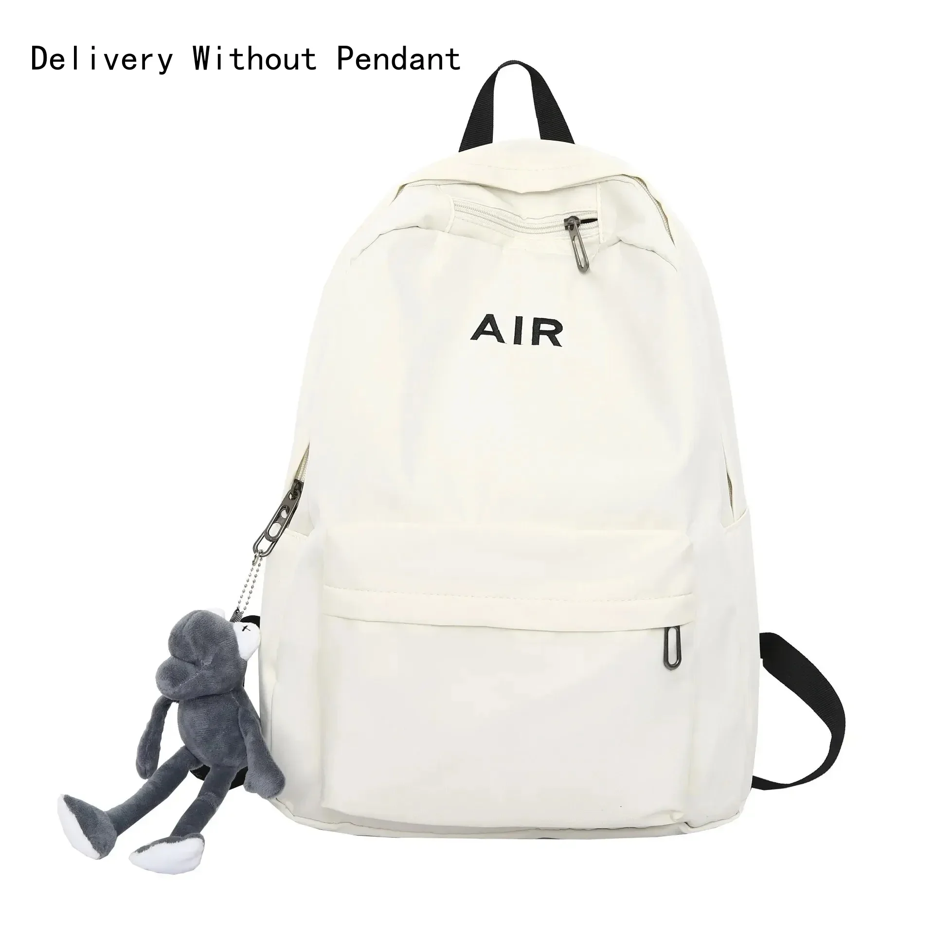 

Nylon Student Backpack Simple Fashion Large Capacity Backpack Short-term Travel Backpack College Backpack