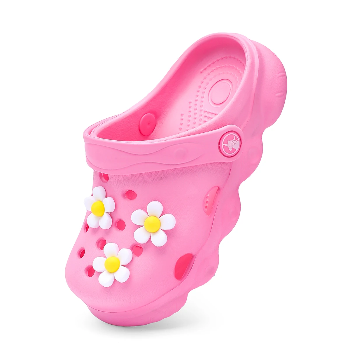 Calçados de jardim infantis elegantes e versáteis, material EVA, sapatos de praia juvenis adequados para a pele e impermeáveis