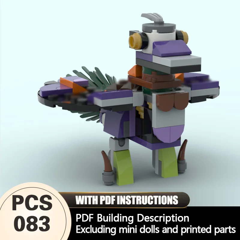 

Creators Animal Series Model MOC Building Bricks Phasianus Colchicus Modular Technology Gifts Holiday Assemble Children Toy Suit