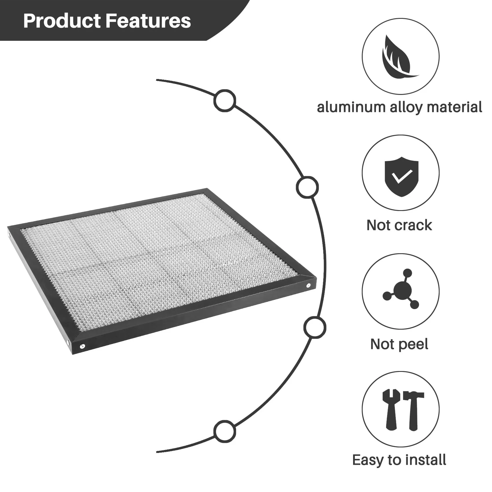 

T19C Сотовый рабочий стол, рабочая кровать, платформа для DIY CO2, мини-гравер, сотовый рабочий стол