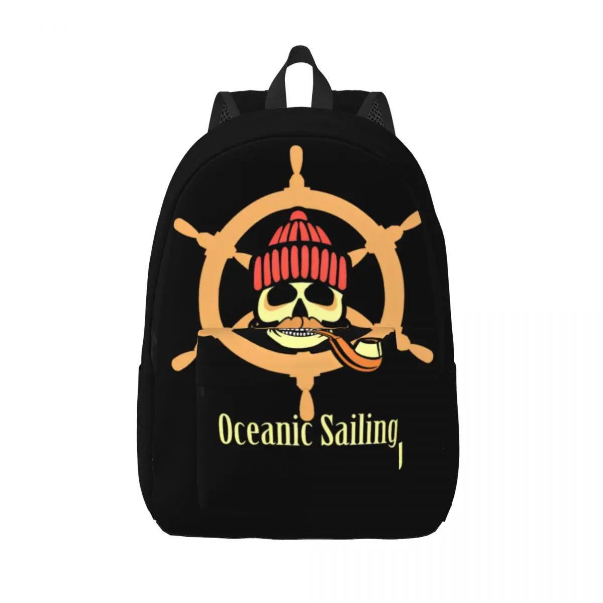 

Sailor Skull for Teens Student School Book Bags pirate Bones Swords Death Canvas Daypack Elementary High College Durable