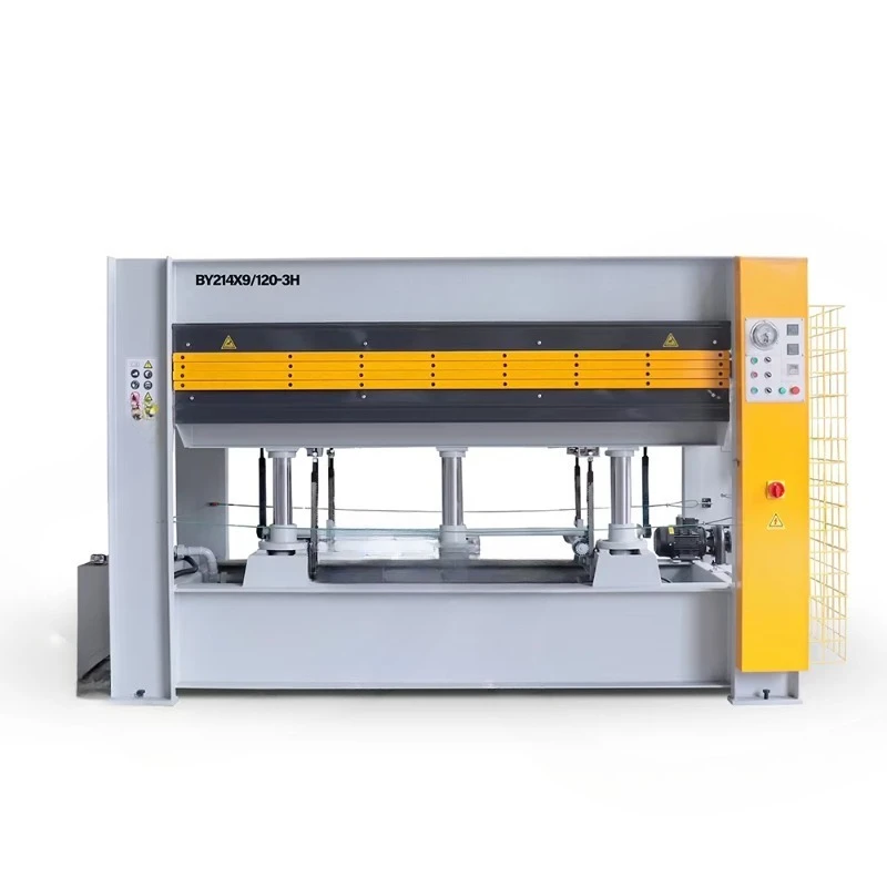 Woodworking Hydraulic Hot Press Machine 120T with 4 Heating Plates for Panel Bonding - view 2