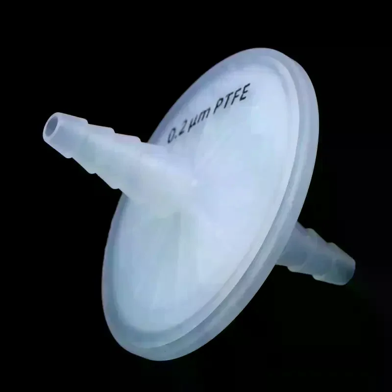 1pc Lab Biological Culture 50mm 0.22um Disposable Air Filter Aseptic Air Respiratory Filter With Hydrophobic Membrane