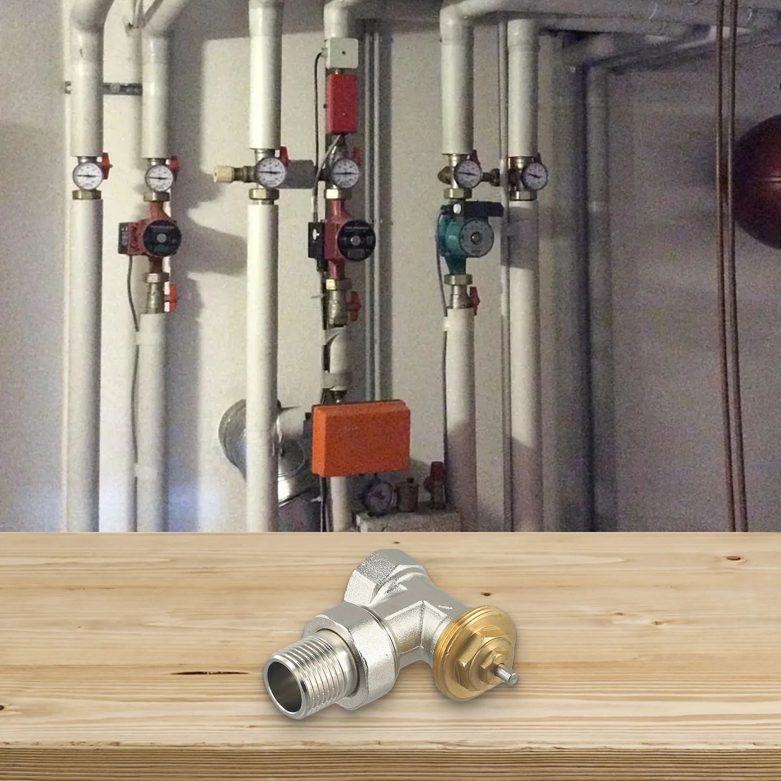 

DN15 DN20 Temperature Control Valve User-friendly Temperature Control Energy-saving M30x1.5mm Thread For HVAC Systems