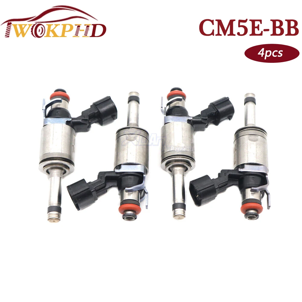 

CM5E-BB CM5E-9F593-BB FJ1164 NEW 4x Fuel Injector Nozzle For Ford EcoBoost GDI 2018-2019 2.0L L4 Ford Focus 2.0L L4 2012-2018