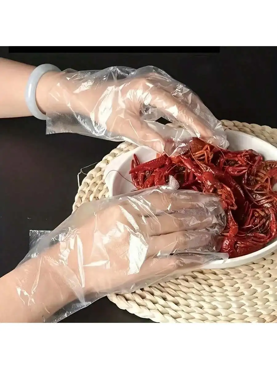 Commercial TPE Gloves Bulk 200 Pcs, Durable & Oil Resistant. Food Safe, 20cm, Cost Effective - Image 5