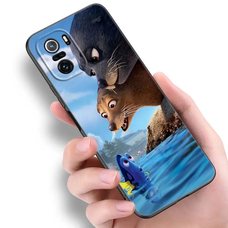 Finding Nemo Dory Phone Case For Xiaomi POCO X3 X4 NFC F5 M2 M3 M4 M6 X5 Pro F3 F4 GT 5G C31 C55 M5S Black Silicone Cover