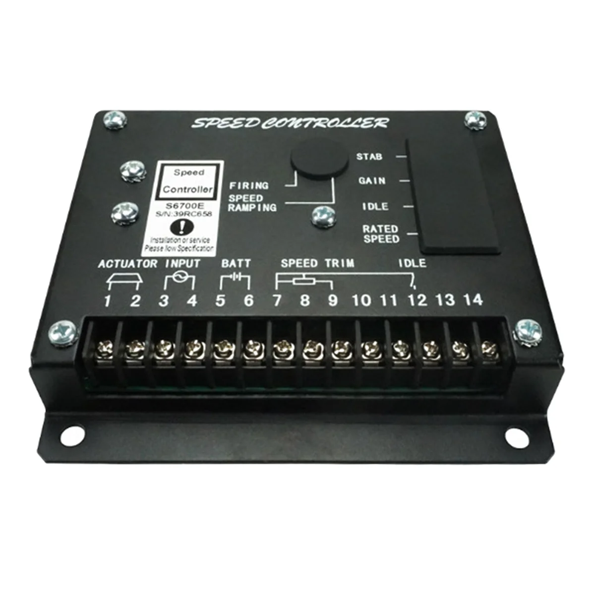 S6700E Diesel Engine Speed Controller Actuator Governor DC Motor Control Module Circuit Panel Genset for Generator