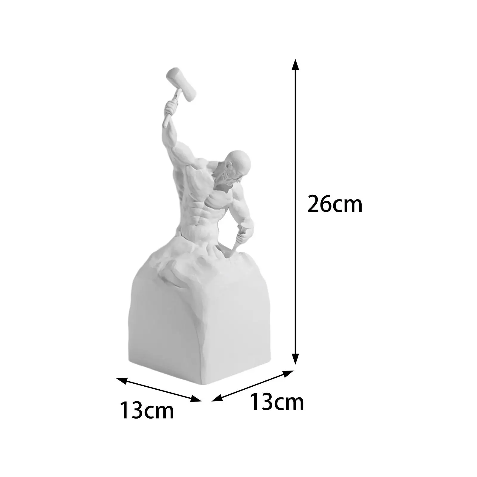 تمثال راتنج بسيط قابل للتحصيل ، تمثال إبداعي ، شخصيات رجالية بسيطة لاستوديو رف الموقد ، ديكورات الطاولة ، غرفة المعيشة وغرفة النوم #6
