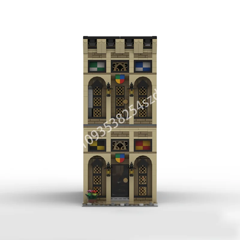 1753PCS Moc Banner Bldg  Architecture Model Building Blocks DIY Creative Assembly Bricks Kids Holiday Gift