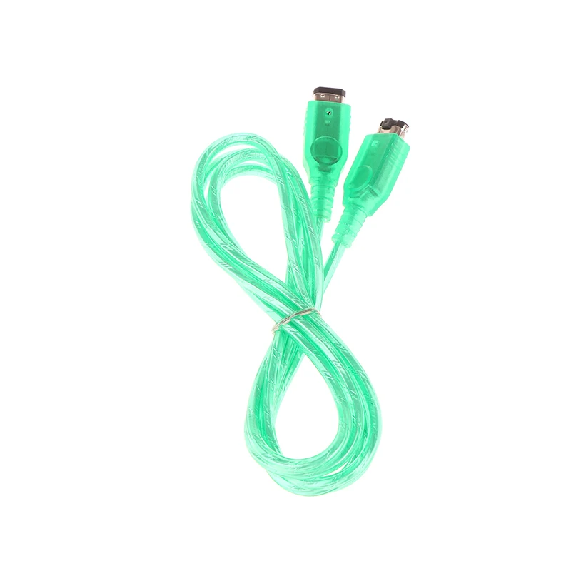 1.2m Transparent Green 2 Player Online Link Cable For GBA SP Connect Cable For Gameboy Advance SP Game Console