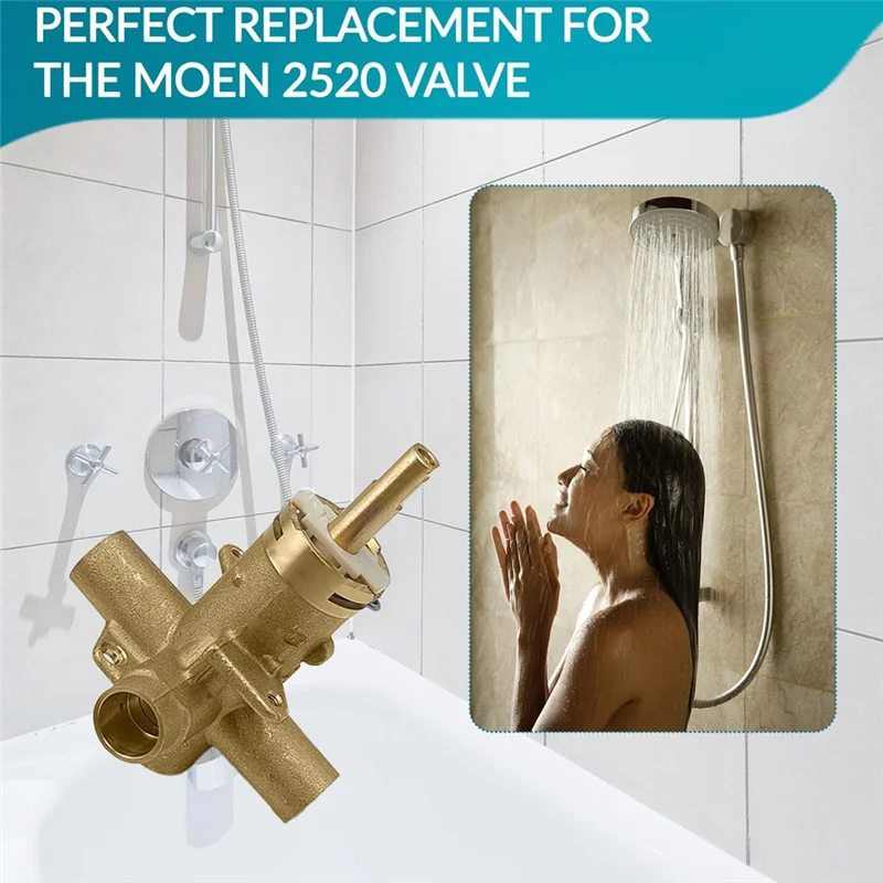 bsevb-replacement-brass-pressure-balancing-shower-valve-2520-2520-1-2-inch-cc-for-moen-connection