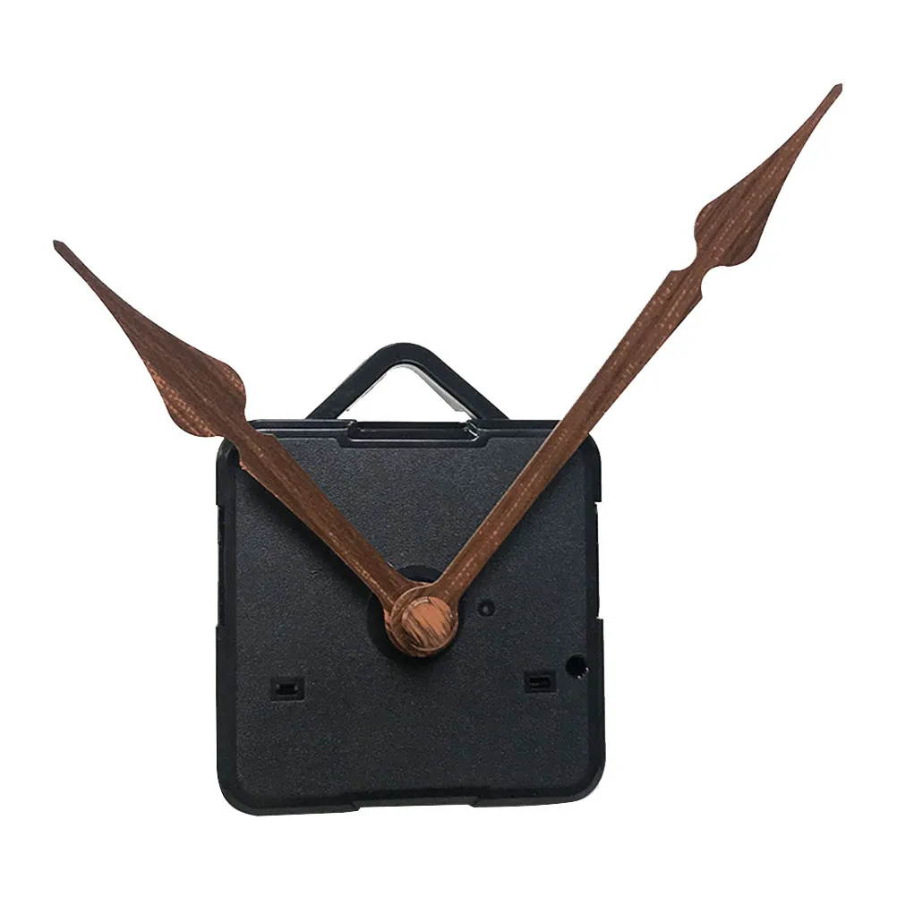 Silent Black Clock Movement DIY Parts Scanning Design Needle No Battery Compatible Wall Desk Cross Stitch Clocks Home Clock