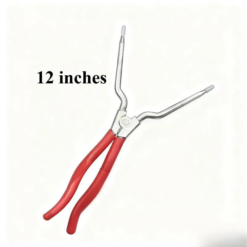 Cocok untuk Tang Pegas Kartu 11 Inci/12 Inci, Tang Perkakas Kepala Lurus, Alat Pembongkaran Mesin Cuci