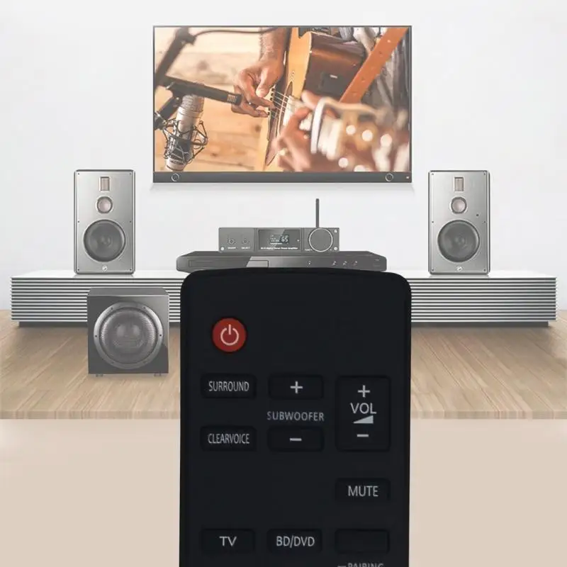 31BA N2QAYC000103 Replaced Remote Control Applicable for Panasonic N2QAYC000103 2.1 Blu-ray Disc Home Theater Sound System