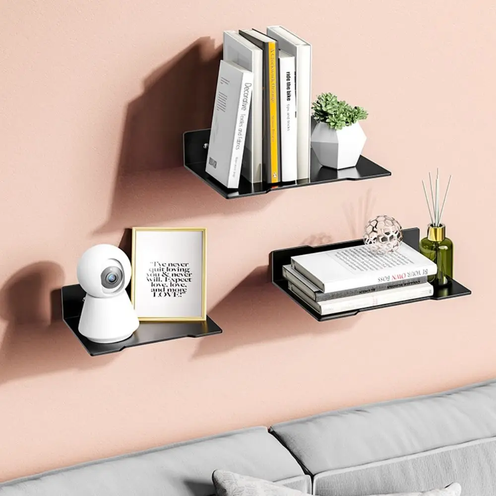 

No Drilling Projector Wall Mount Stand Universal Carbon Steel Wall Shelf Space-Saving for HY300/HY320/XGIMI Beamer