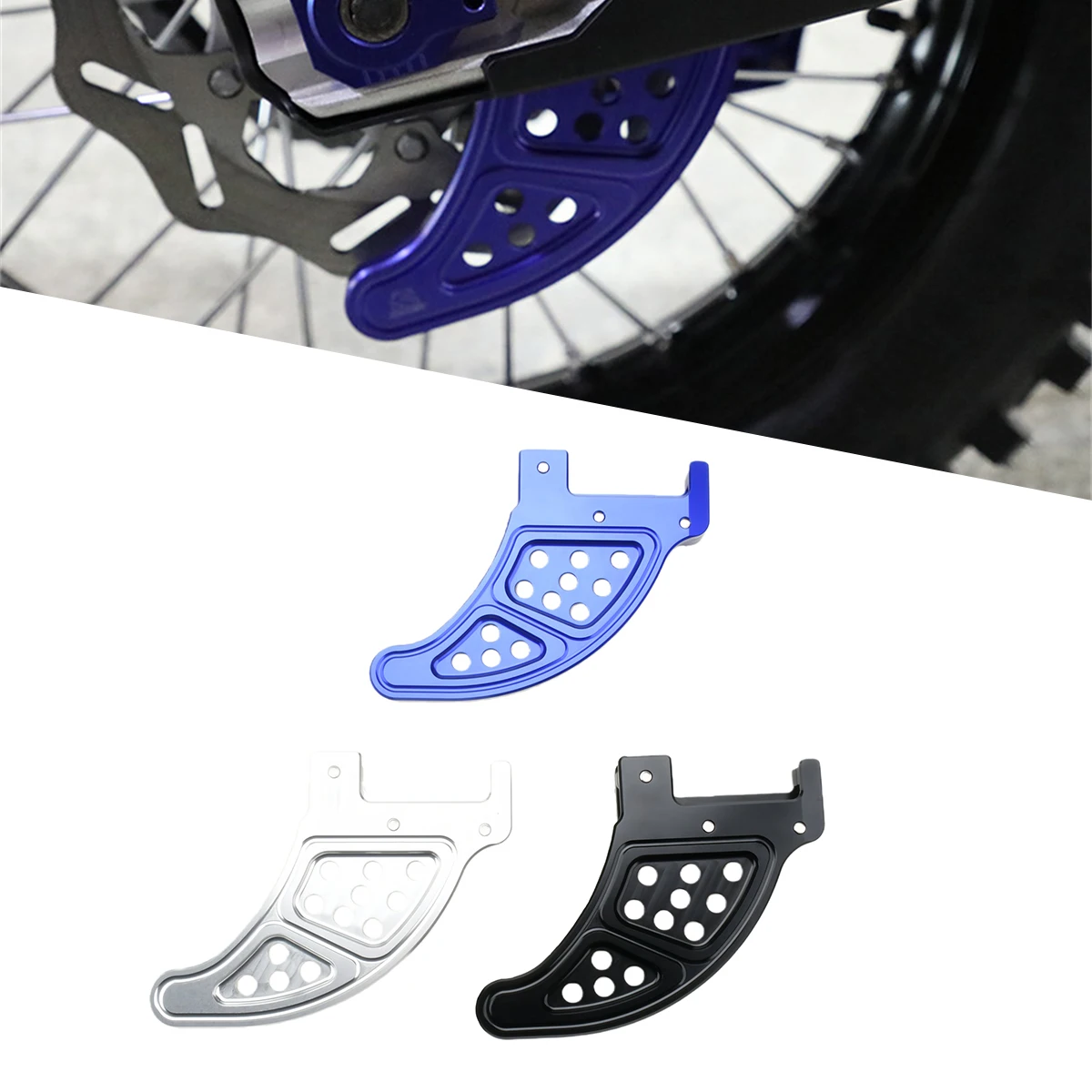 For Husqvarna 125-501 TE FE TX FX 2018-2021 TC FC 2018 TEi FE Motorcycle CNC Rear Brake Disc Guard Protector With Magura Caliper