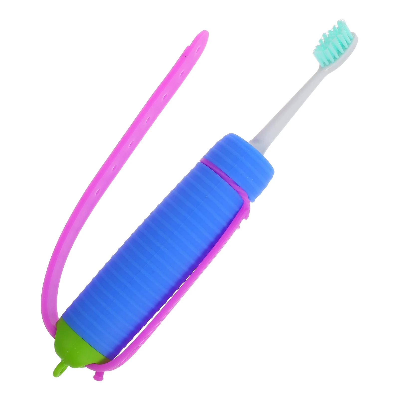 

Elderly Adaptive Auxiliary Toothbrush Soft Silicone Handle Comfortable Grip for Hand Stiffness Rehabilitation Aid Device