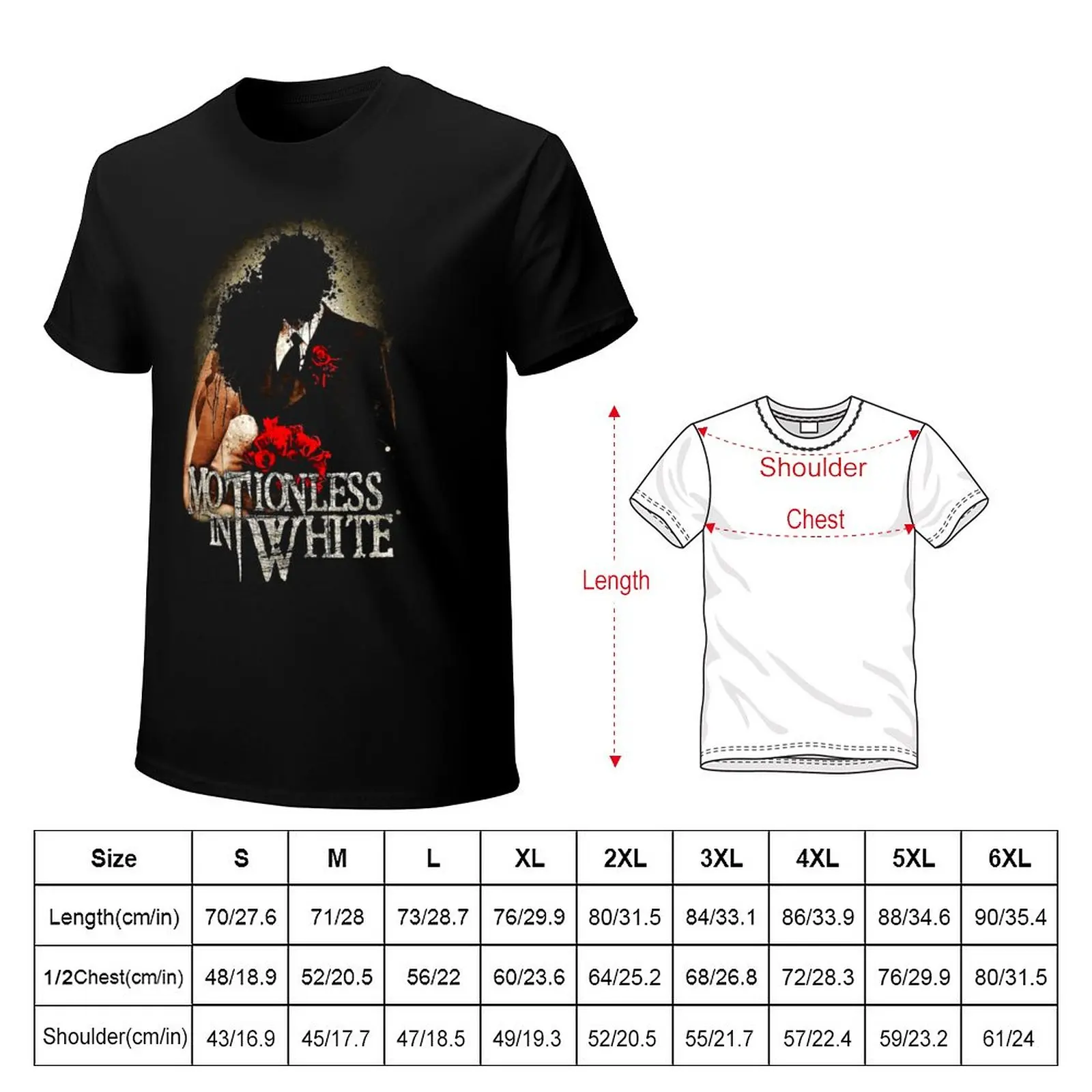 Motionless in White When Love Met Destruction T-Shirt plus size tops tees cute tops mens graphic t-shirts big and tall