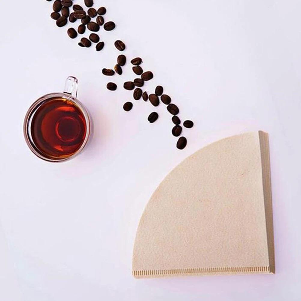 

40 Pcs Hand-brushed Filter Paper Coffee Maker Coffee filters for Origami Dripper Conical Filtering
