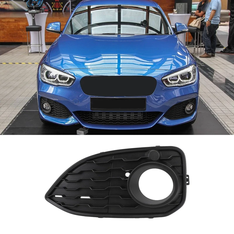 Amortecedor dianteiro luz de nevoeiro grade luz de nevoeiro grade capa para bmw série 1 f20 f21 lci m sport 2014-2019