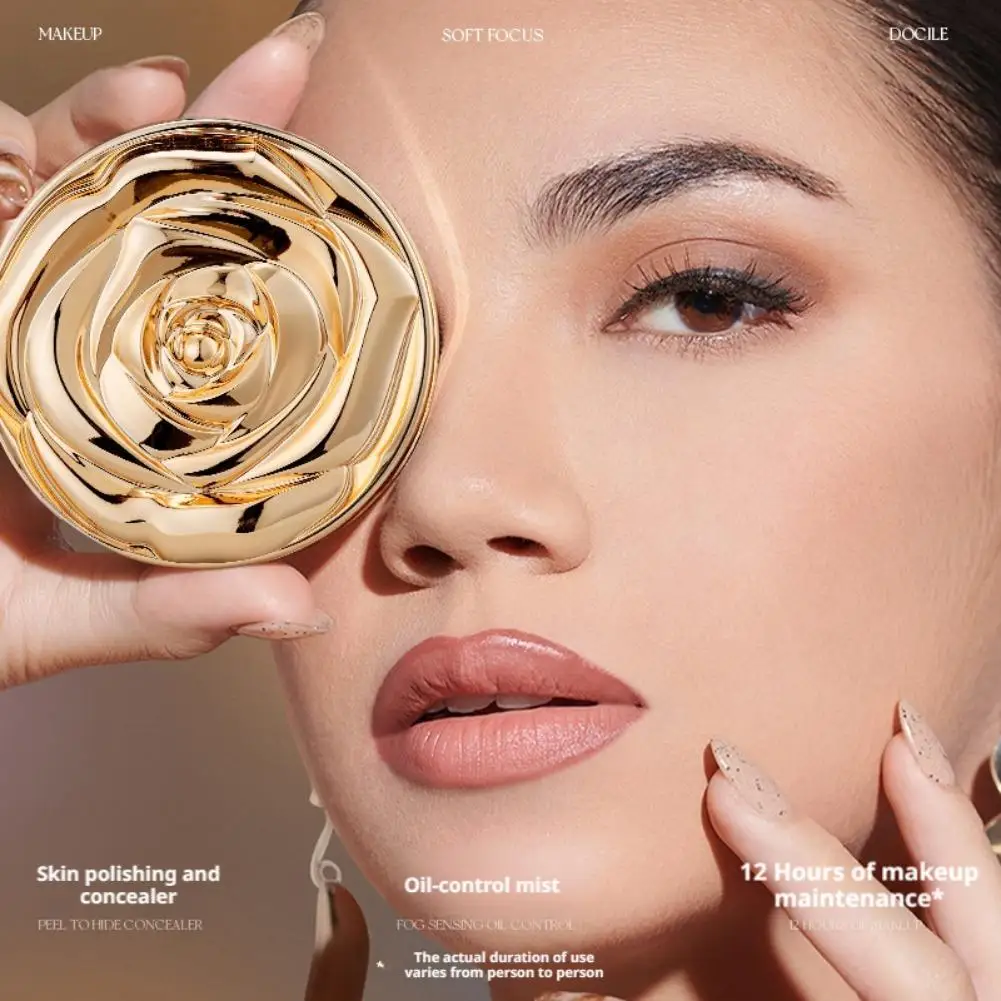 BB Cushion Compact 2-in-1 Formel Primer Foundation Porenverfeinernd Feuchtigkeitsspendend SPF-Schutz Hautton-Ausgleich Natürliches Finish Make-up