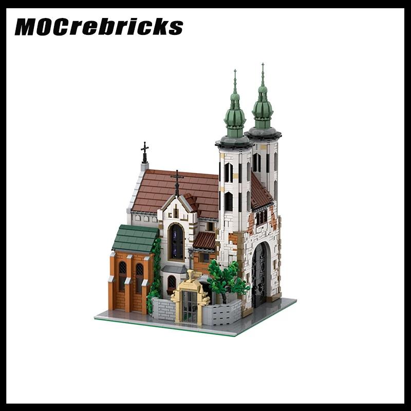 

Street View Architecture Series Medieval Castle MOC-124447 Building Block DIY Model Collection Experts Education Brick Toys Gift