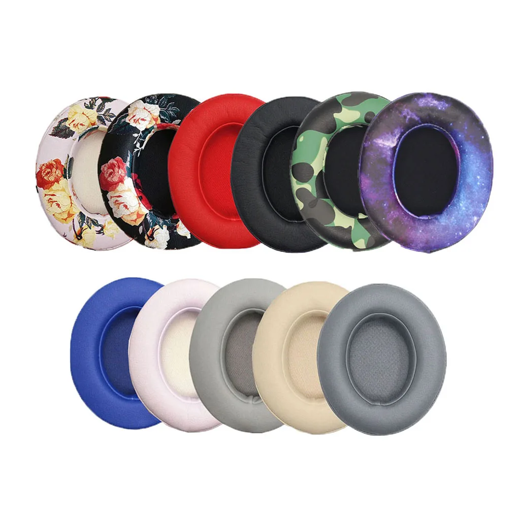 2x Kopfhörer kissen Ohr polster Geräusch unterdrückende Kopfhörer Schwamm Ohren schützer Ersatz für Studio 2,0 3,0 Champagner