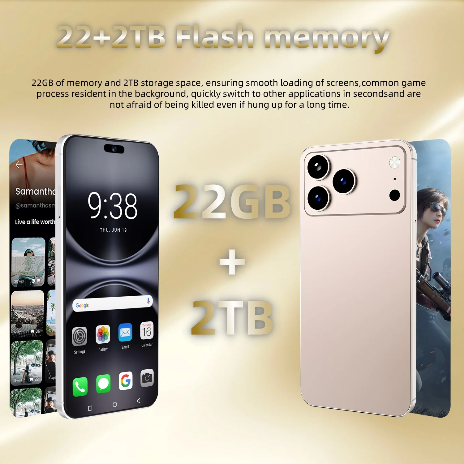 كمبيوتر لوحي i17 Pro 2026 أصلي 7.3 بوصة HD 4K أندرويد 14 22 جيجابايت + 2 تيرا بايت 8000 مللي أمبير بطارية 4G 5G بطاقة Sim مزدوجة WiFi GPS Google Tab #3