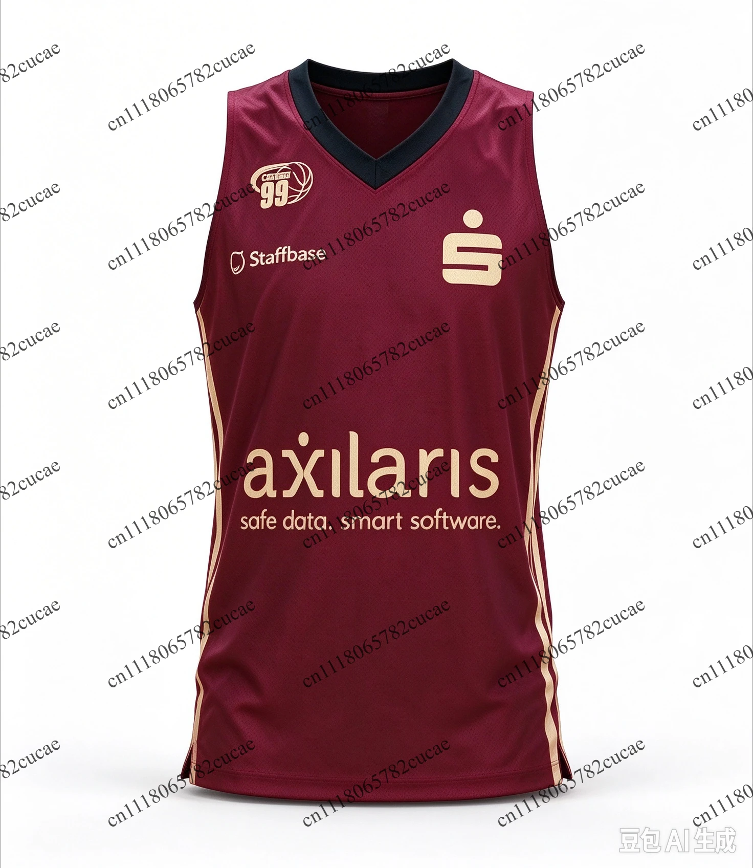 2526 New Hot Niners Chemnitz Basketball Suit, Quick Drying Breathable Sleeveless Shirt, Family Parent-child Outfit