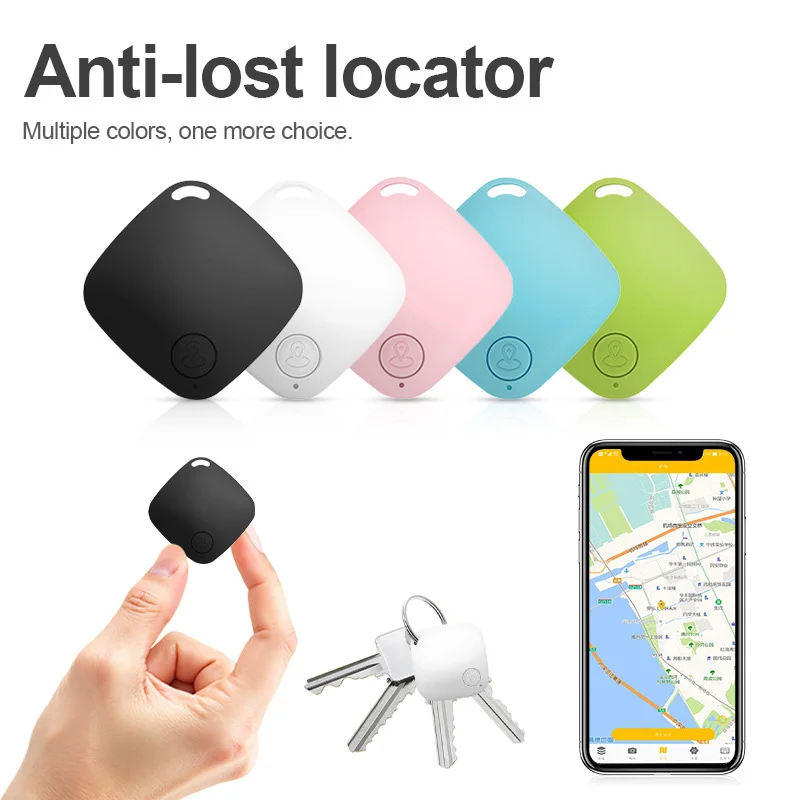 

Многоугольный мини-трекер Bluetooth, GPS-умный локатор, устройство против потери с Apple Find My для домашних животных, ключей, рюкзака, кошелька