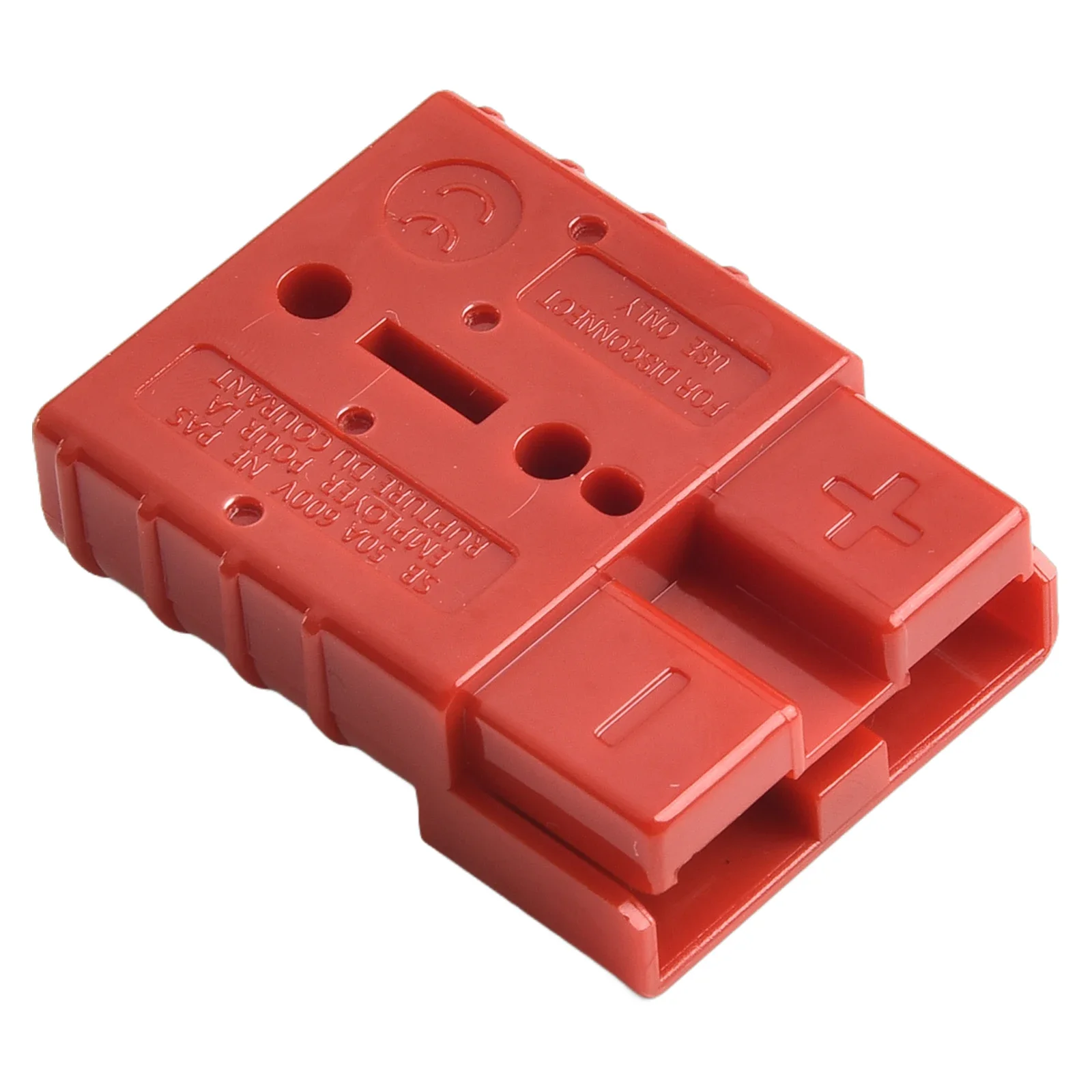 Electrical Connector Terminal 50A 600V Copper Plated Silver Contacts For Forklift Battery Connections In Industrial Settings