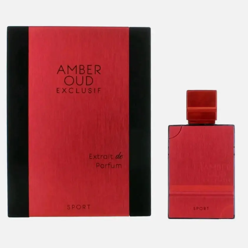 بخاخ عطر Amber Oud Exclusif Sport Extrait de Parfum للجنسين، 2.0 أونصة