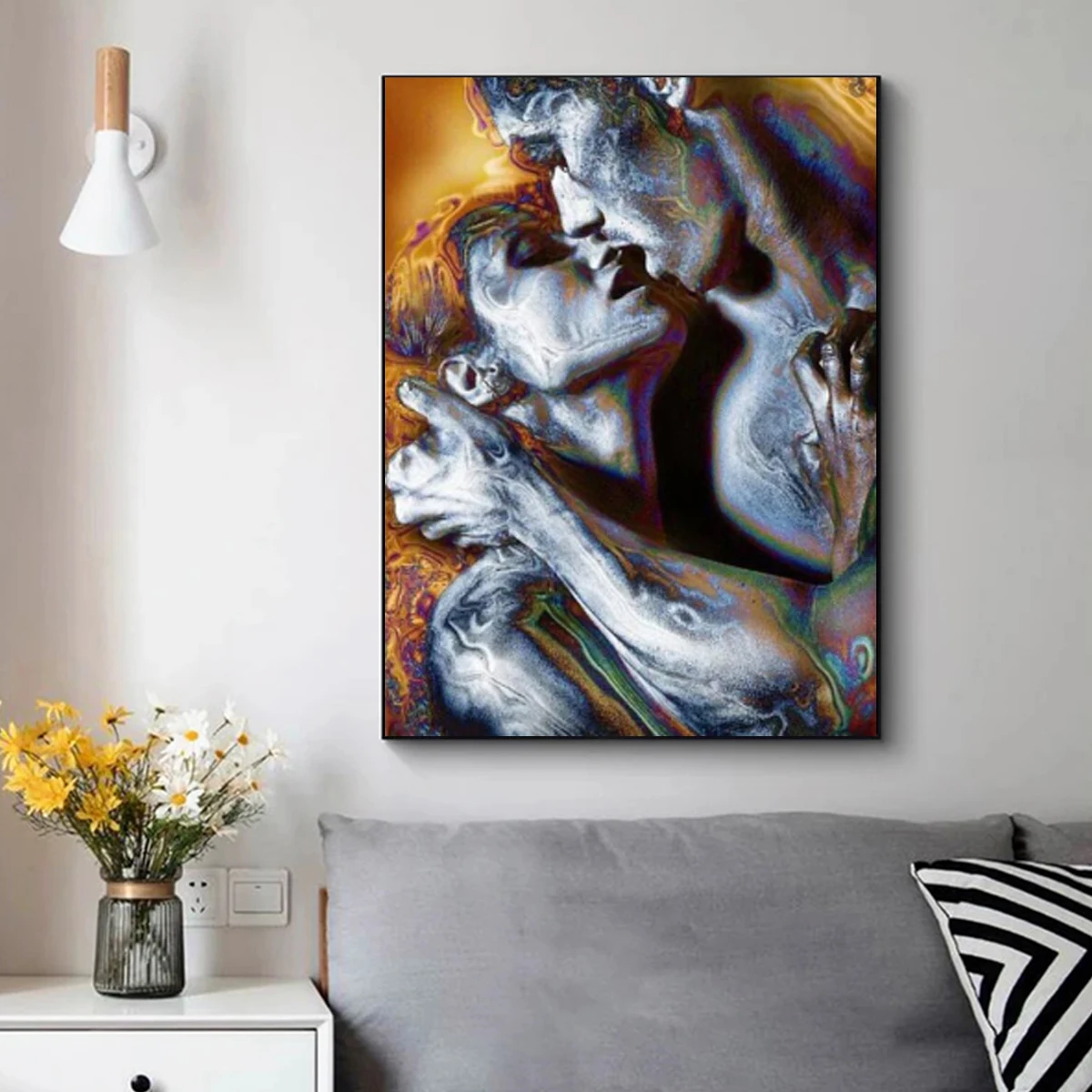 Sexy Couple Diamond Mosaic Lover Kissing Diamond Painting Kit 5D DIY Rhinestone Human Full Square Drill Diamond Art Home Decor