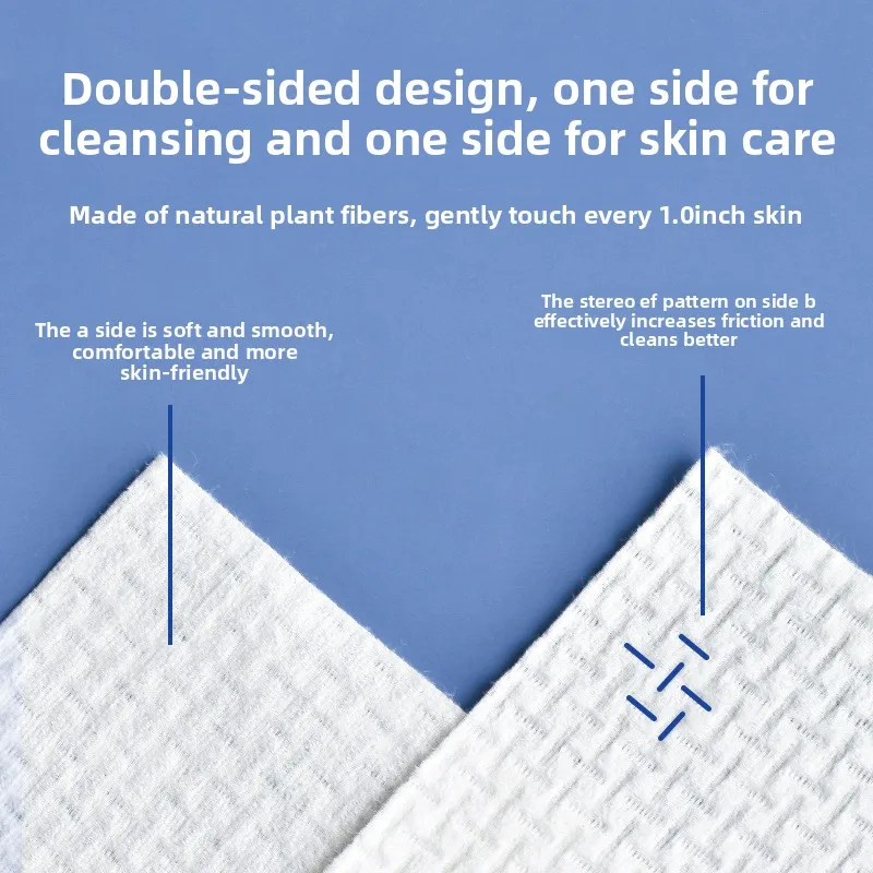 Disposable Facial Towels Enlarged Thickened Cotton Towel Wet Dry Use Cleansing Face Cloth Makeup Remover Cotton Pads