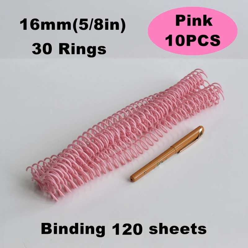 5/10PCS High Capacity Plastic Spiral Binding Coils, DIY Book Rings