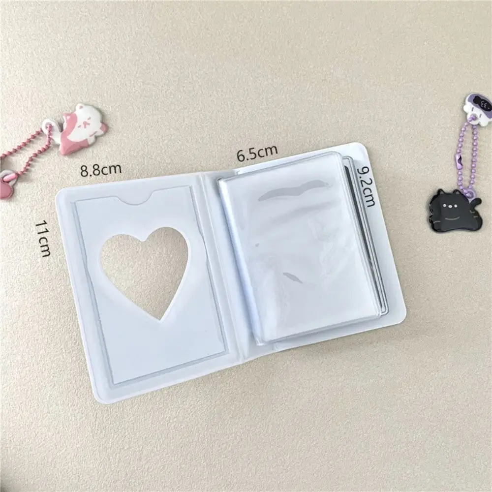 Cute Cartoon Bear Photo Album Pastic Waterproof Hollow Picture Storage Case Ins Anti-scratch Love Heart Photo Album Mini Photo