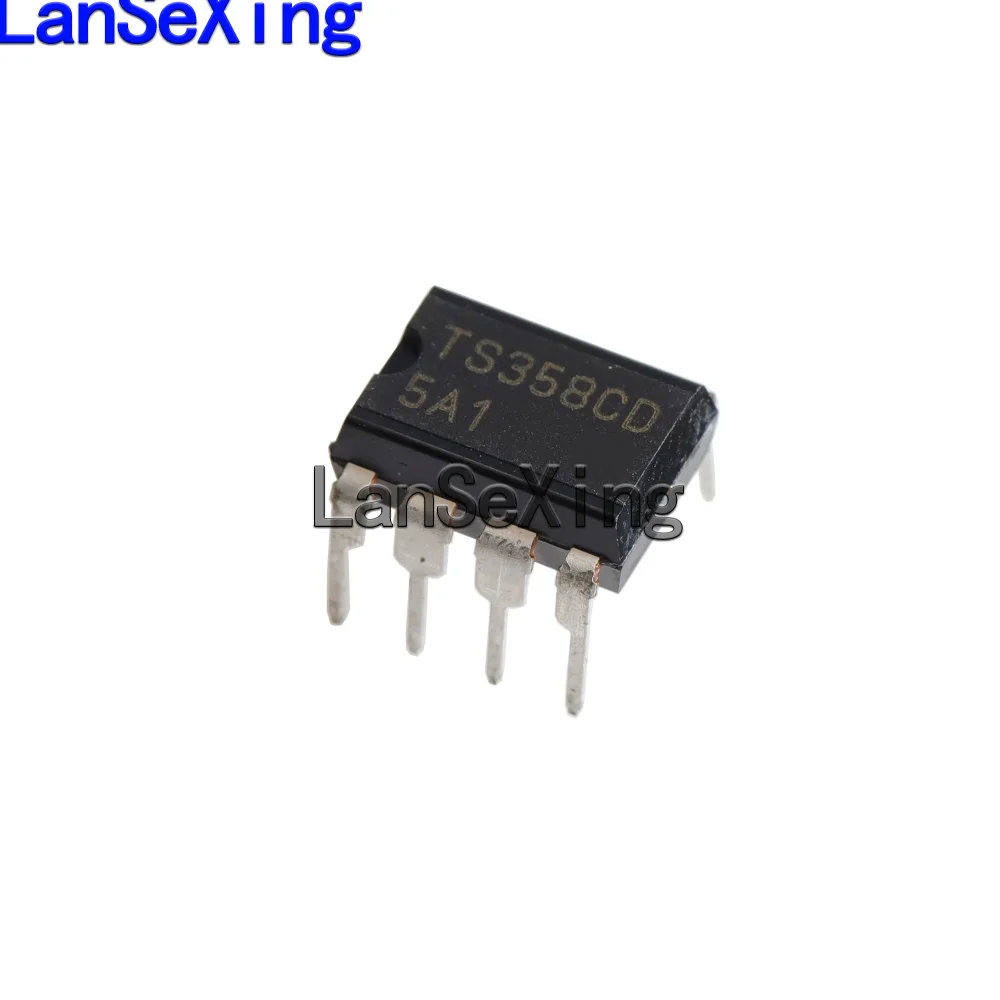 TS358CD operational amplifier DIP-8 inline 8-pin IC chip 358