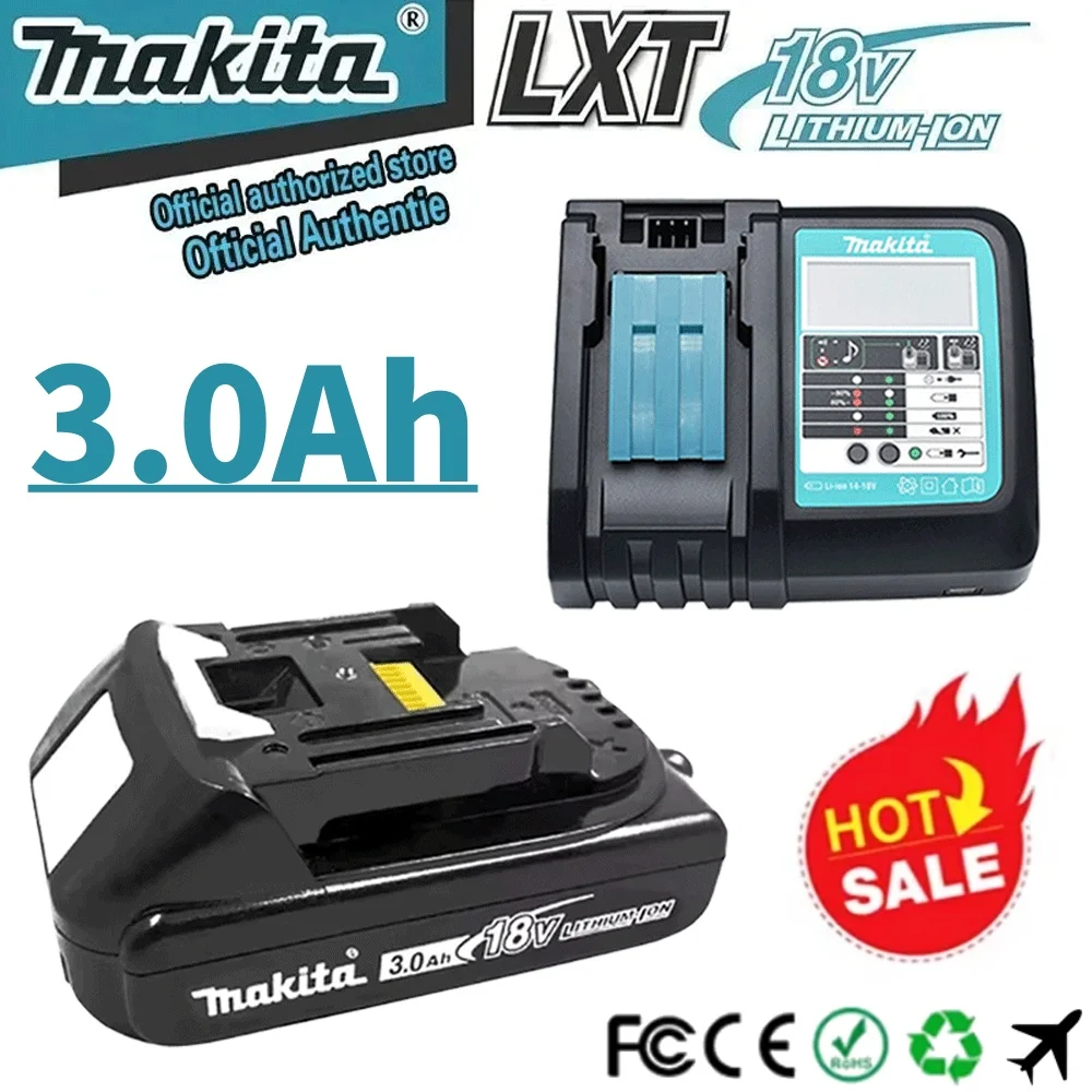 

2025 Makita BL1860 BL1850B BL1850 BL1840 BL1830 Screwdriver Battery & Charger 18v 3ah/3000mAh Replacement Power Tool Batteries.