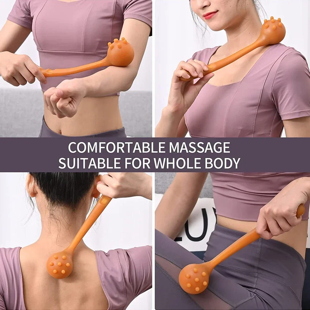 Handheld Massager Body Stress Reliever & Pain Relief Relaxation Suitable for Back Meridian Knocker, Shoulder, Leg and Arms, etc.