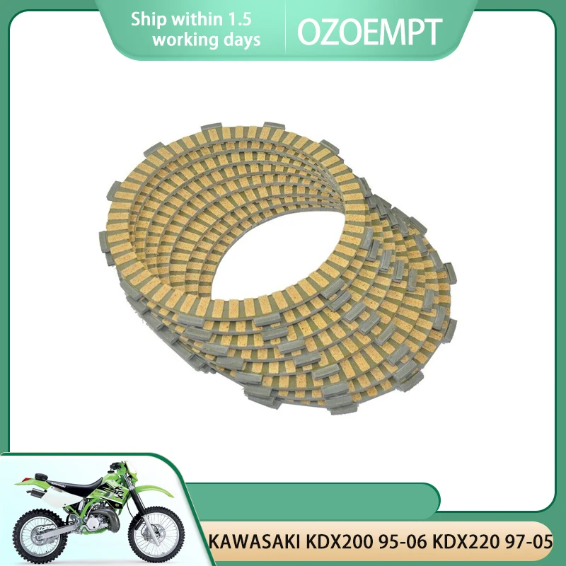 

Фибрирующая пластина сцепления OZOEMPT, подходит для KAWASAKI KDX200 95-06 KDX220 97-05