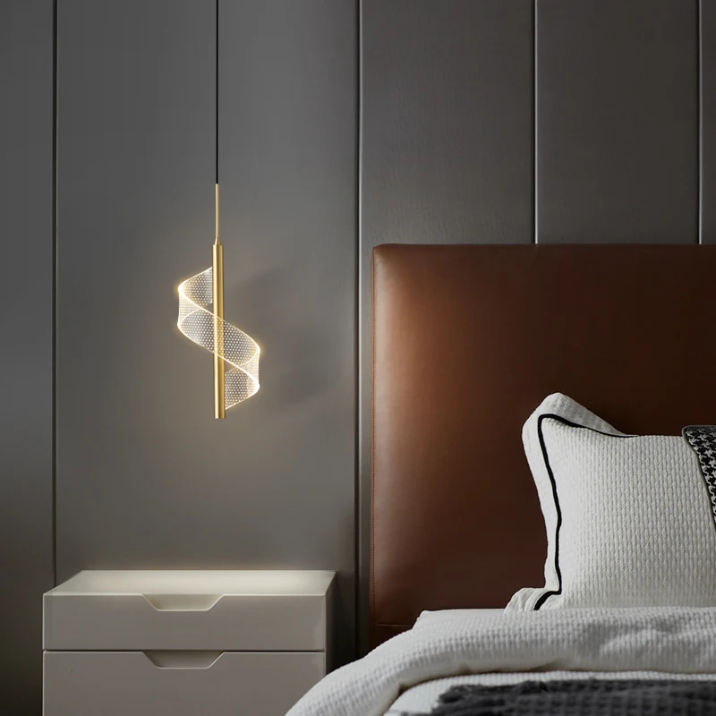 SOFEhr-Plafonnier LED suspendu en laiton, 3 couleurs, cuivre et or, éclairage d'intérieur moderne, luminaire décoratif de plafond, idéal pour un salon ou une chambre à coucher