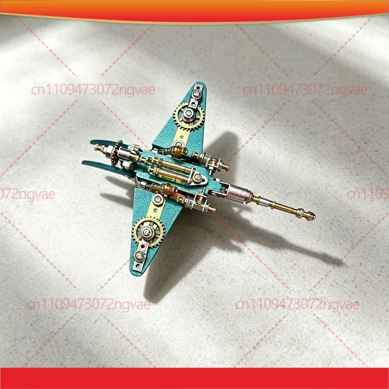 Cyberpunk Mechanical Manta Ray 3D Metal Assembly Model High Difficulty Handmade Toy