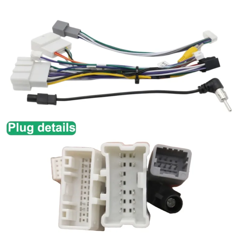 16Pin CANBUS Decoder RP5-RN-101 For Renault Captur Clio Express 2021 Android Radio Wiring Harness Adapter