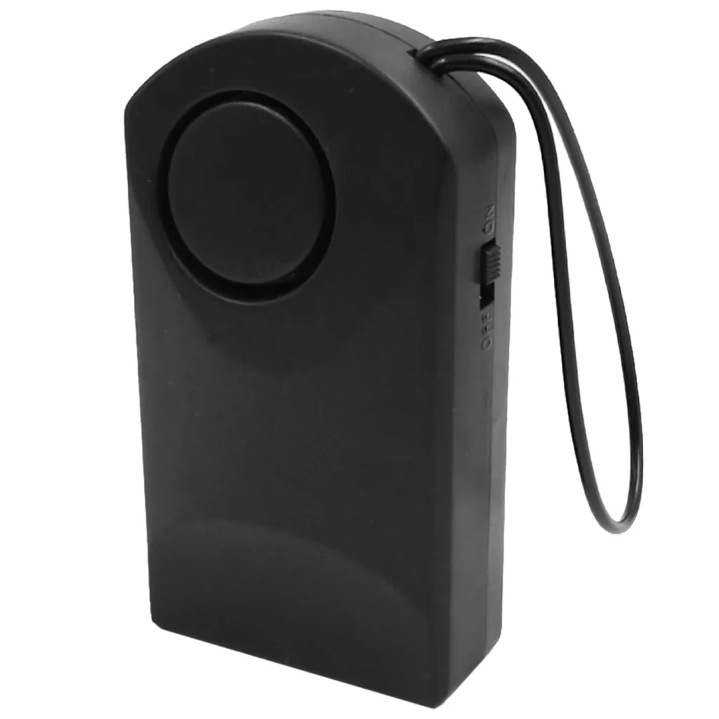 Home Security Door Handle Alarm Loud Siren Plastic Entry Alert System for Dorm Apartment Office