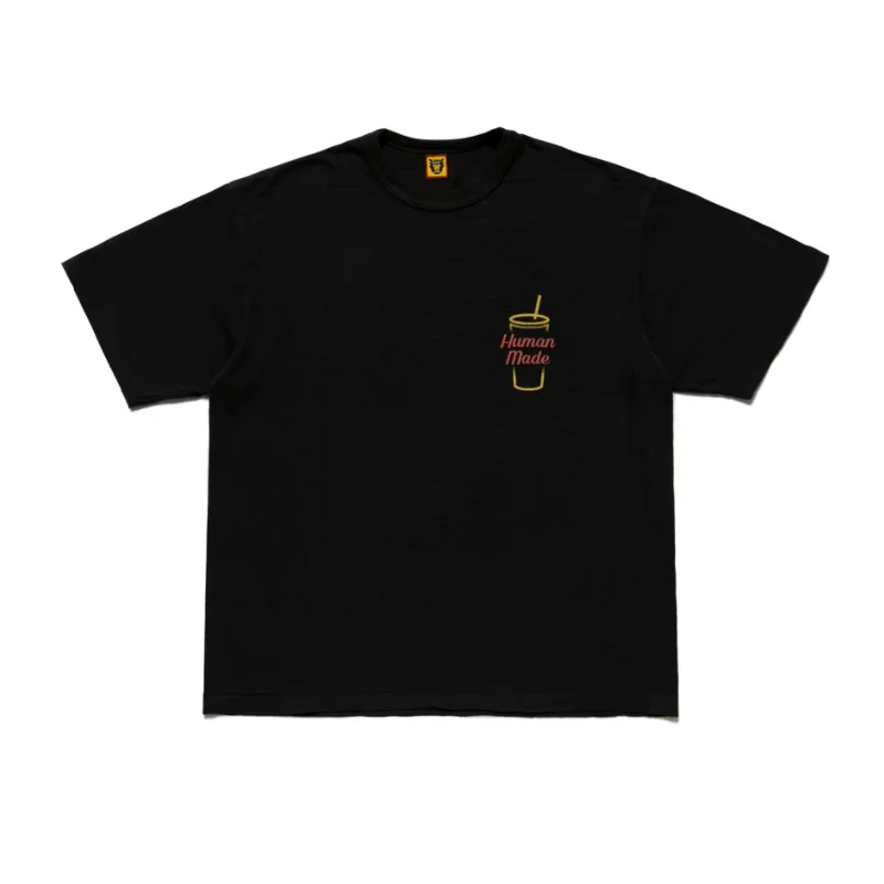 Camiseta holgada ex redonda Ne ort Sve con patrón de hamburguesa, Top informal de verano para hombres y mujeres