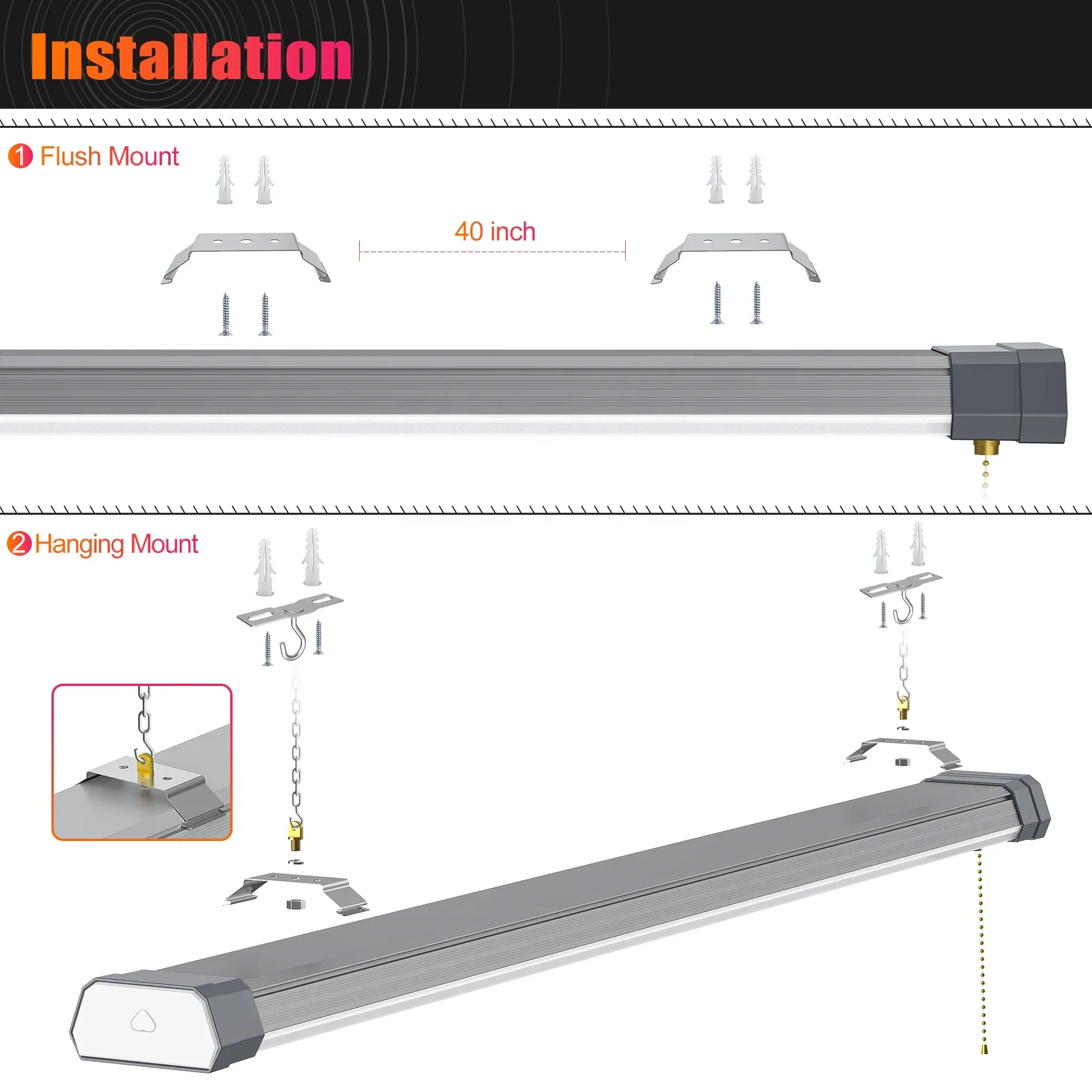 Industrieel Magazijn Lineaire Led Winkel Licht 100W 120W Led Hoge Baai Licht 120V