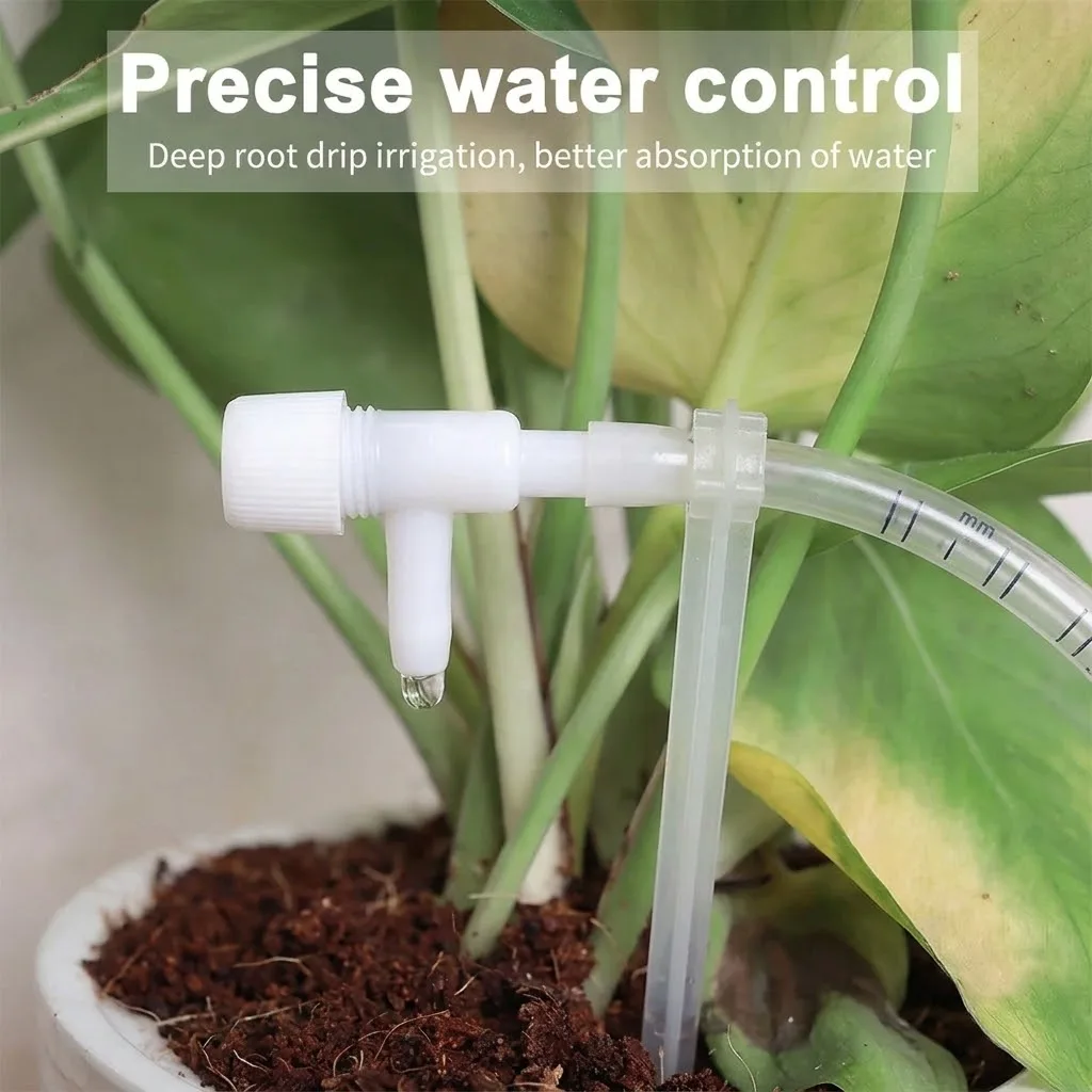 4/7mm Hose Water Saving Micro Dripper for Greenhouse Potted Plant Watering Device Garden Drip Irrigation Kit Regulating Valve