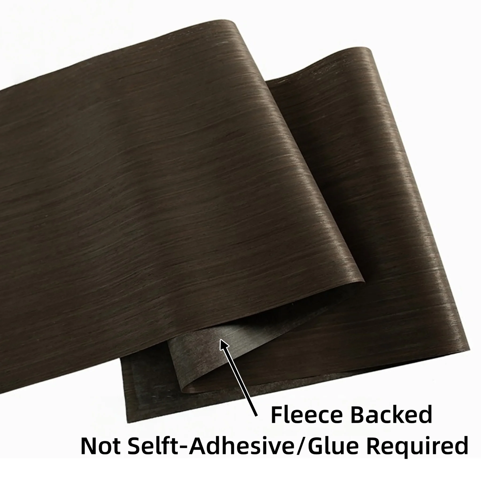 58x250cm Black Oak Reconstituted Wood Veneer for Furniture Refacing Wall Decoration Cabinet Panels Interior Design Projects